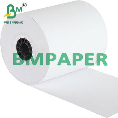 recibo termal Rolls de papel del negro de la impresión de 55gsm 48gsm para la caja registradora