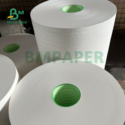 blanco Kraft Straw Wrapping Paper Roll de 24gsm 28gsm 25m m 26.5m m abonablees