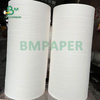 blanco Kraft Straw Wrapping Paper Roll de 24gsm 28gsm 25m m 26.5m m abonablees