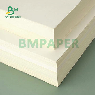 Papel de escribir amarillo sin recubrimiento 60gsm 70gsm del papel en enlace para el cuaderno