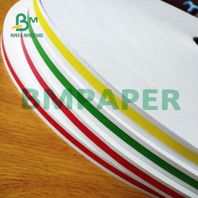 La Virgen de la categoría alimenticia de 60GSM 120GSM reduce Kraft a pulpa blanco Straw Paper For Disposable Straws