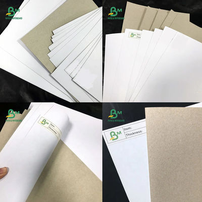 Hojas laterales 200 de Gray One Side Coated White del tablero el a dos caras del cartón de papel del OEM - 450gsm
