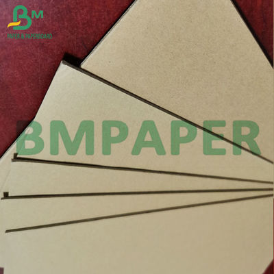 tablero de caja de empaquetado sin blanquear superficial liso de Brown Kraft de la cartulina de 1m m Kraft