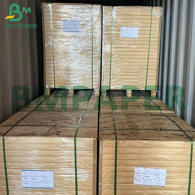 tablero de caja de empaquetado sin blanquear superficial liso de Brown Kraft de la cartulina de 1m m Kraft
