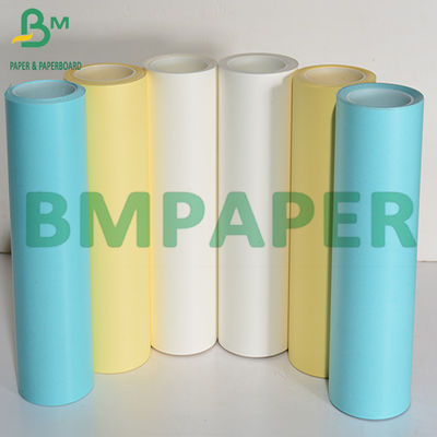 el silicón blanco azul 60g cubrió el rollo enorme de papel para soltar el papel de papel del papel cristal