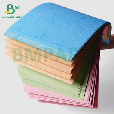 Papel de granos de cuero colorido sin recubrimiento de 230 gm A4 A3+ Papel de cubierta de encuadre