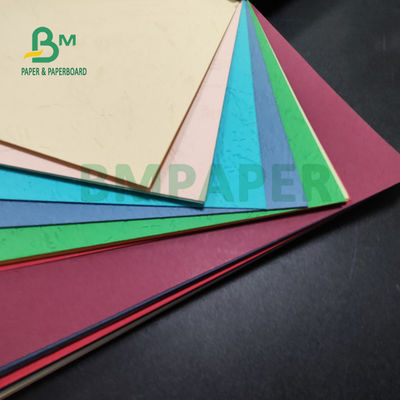 Cubierta de papel texturizado multicolor de 110 gm 150 gm para encuadernación de libros 72 x 102 cm