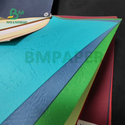 Cubierta de papel texturizado multicolor de 110 gm 150 gm para encuadernación de libros 72 x 102 cm