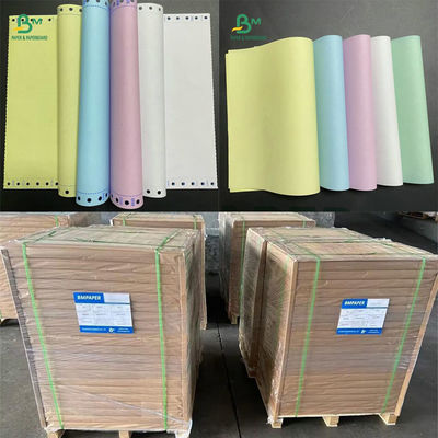 55 gm NCR Papel sin carbono Blanco Amarillo Rojo Azul Color Imagen Negro