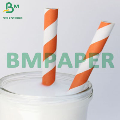 24g 28g de papel colorido biodegradable de paja para beber envasado de papel kraft