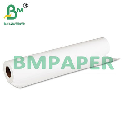 36 ′′ x 150 ′′ 20LB Papel de trazado sin recubrimiento 96 Blanco brillante para ingenieros
