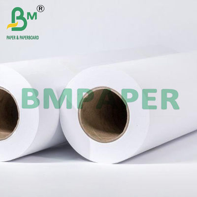 36 ′′ x 150 ′′ 20LB Papel de trazado sin recubrimiento 96 Blanco brillante para ingenieros