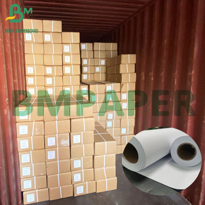 Hi - Bright Plotter papel rollo de 20 libras 24' × 150' Papel de bonos de presentación limpia