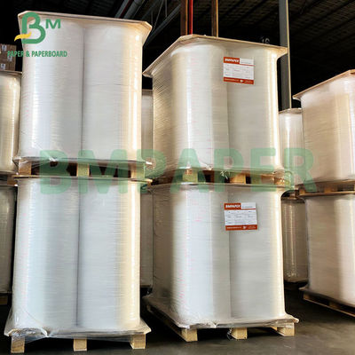 24g 28g Papel de embalaje de paja blanca Amistoso con el medio ambiente e higiénico para las pajitas de embalaje