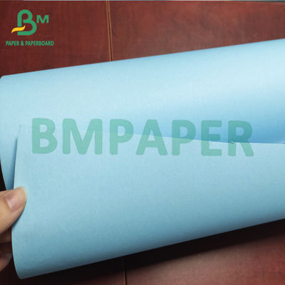 Papel de diseño digital de 80 g de una sola cara y doble cara Papel de ingeniería azul 620 * 150m