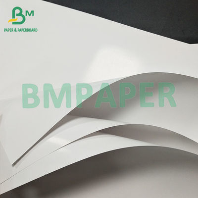 Papel de arte C2S de cobre liso y plano, de doble cara, blanco y recubierto
