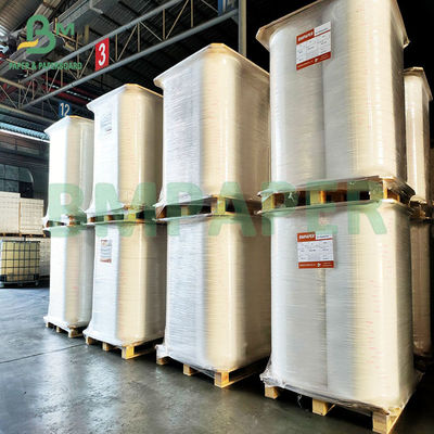 Biodegradable 28g Papel de embalaje de paja de calidad alimenticia blanca para pajitas de paquetes