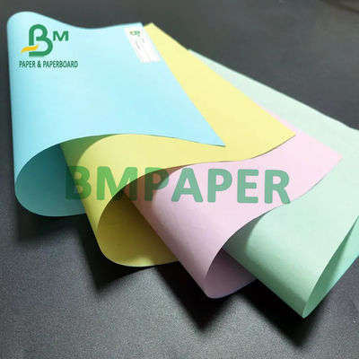 Papel NCR sin carbono 55GSM 60GSM Carbono delantero trasero 55GSM 60GSM 66x100cm Ream 500 hojas
