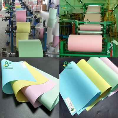 SGS Papel de copia sin carbono CB CFB CF Tamaño 43 X 61cm A2 55-60 Gsm Papel blanco Imagen negra
