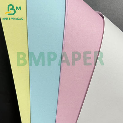 Papel de transferencia de copias sin carbono de 60 gm NCR Blanco Amarillo Rosa Azul