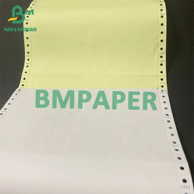 Papel Ncr sin carbono de celulosa virgen CB CFB CF 3 Ply Impresión Papel de factura de cinco colores Papel de formulario informático