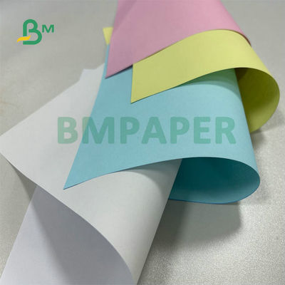 55 gramos 60 gramos NCR Papel sin carbono En rosa Amarillo Blanco Para recibir 860 x 610 mm