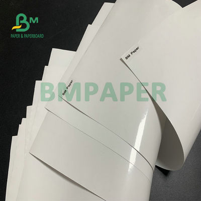 Papel cromado revestido C1S de 80 gm 100 gm para la fabricación de pegatinas de etiquetas