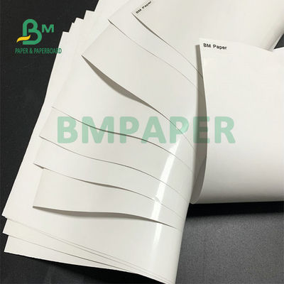 Papel cromado revestido C1S de 80 gm 100 gm para la fabricación de pegatinas de etiquetas