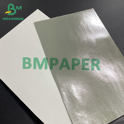 70gm Etiqueta Papel metálico para botellas de cerveza Etiqueta de plata de un lado Materiales de embalaje no absorbentes