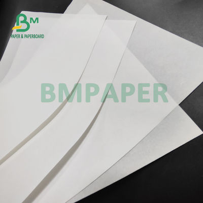 50 gramos de papel blanco blanqueado a prueba de grasa para el embalaje de alimentos de KFC