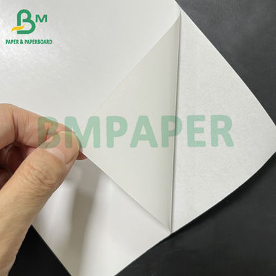80gm papel de arte para etiquetas con recubrimiento autoadhesivo brillante