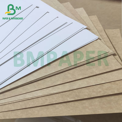 Embalaje de alimentos congelados Papel Kraft Blanco Revestido de Kraft Para Cajas de Alimentos