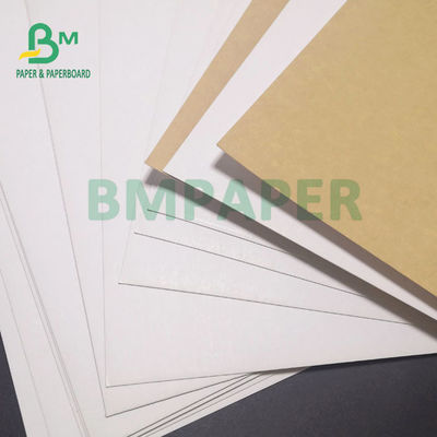 300 gramos Tarjetas CKB de color blanco marrón para paquetes de alimentos congelados Buena rigidez 74 x 106 cm