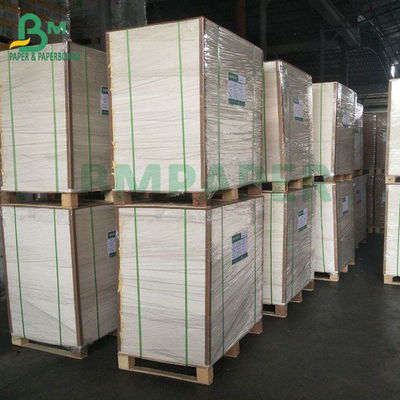300 gramos Tarjetas CKB de color blanco marrón para paquetes de alimentos congelados Buena rigidez 74 x 106 cm