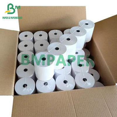 Papel térmico blanco 57*40mm 80*80mm 80*60mm Papel de caja Papel de cajero automático Papel postal