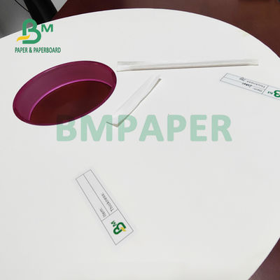 Papel blanco de 28 gramos de grado alimenticio para pajitas de embalaje 30 mm 35 mm Ecológico