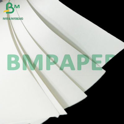 Papel artesanal blanco blanqueado de alta resistencia a la tracción para bolsas de compras
