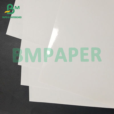 Fuerte resistencia a la humedad y alta resistencia al estiramiento Papel resistente al mojado Impermeable Blanqueado Etiquetas de botellas de cerveza Papel 70g 80g 90g