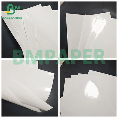 Fuerte resistencia a la humedad y alta resistencia al estiramiento Papel resistente al mojado Impermeable Blanqueado Etiquetas de botellas de cerveza Papel 70g 80g 90g