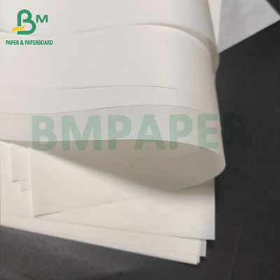 50 gramos 60 gramos Papel natural blanco a prueba de grasa para productos alimenticios con aceite