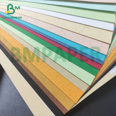 Papel de cartón de tamaño A4 A3 160 g 230 g Papel en relieve multicolor