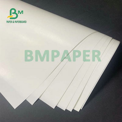 60 gms 90 gms Alta resistencia a la humedad C1S Papel de etiqueta de color blanco en rollo