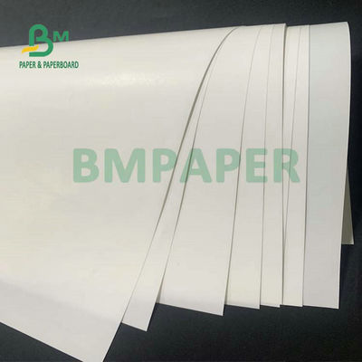 60 gms 90 gms Alta resistencia a la humedad C1S Papel de etiqueta de color blanco en rollo