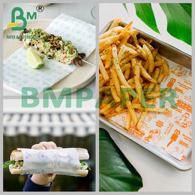 Papel resistente a la humedad y a la grasa reciclable para cocinar y hornear