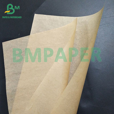 Papel marrón impermeable a la grasa resistente a altas temperaturas y de calidad alimentaria