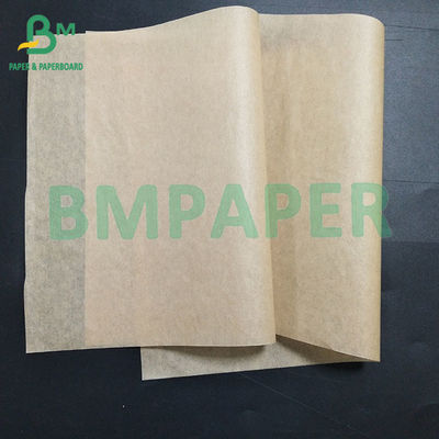 Resistente al aceite marrón y resistente al agua Papel de calidad alimentaria tamaño personalizable Resistente al aceite 33 / 35 / 38 / 40 / 50g