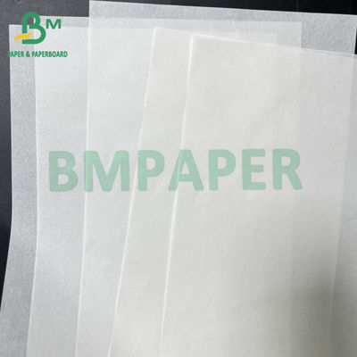 Papel blanco de envoltura de alimentos de 33 gramos y 38 gramos, a prueba de aceite y grasa.