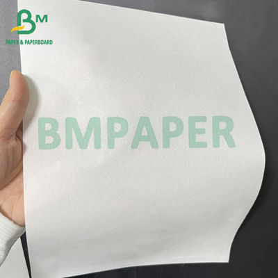 Papel blanco de envoltura de alimentos de 33 gramos y 38 gramos, a prueba de aceite y grasa.