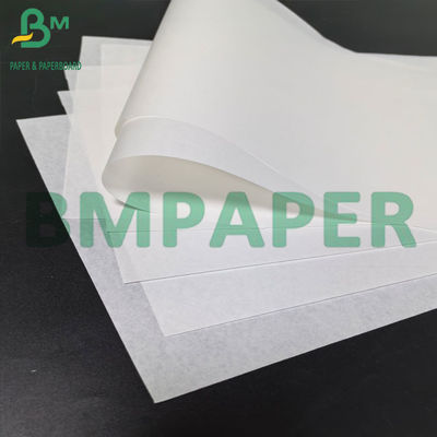 45 g de papel de envoltura de grado alimenticio cera blanco resistente a la grasa