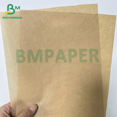 40 gm 60 gm Papel de embalaje de caramelos a prueba de aceite marrón sin blanquear